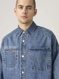 Spijkerjas blauw