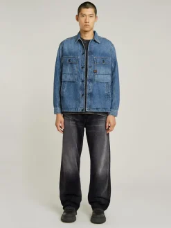 Spijkerjas blauw