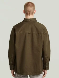 Spijkerjas bruin