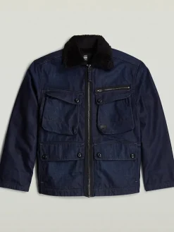 Spijkerjas donkerblauw