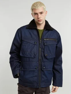 Spijkerjas donkerblauw