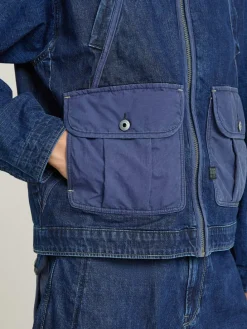 Spijkerjas donkerblauw