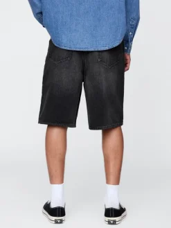 Spijkershort antraciet