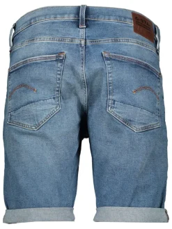 Spijkershort blauw
