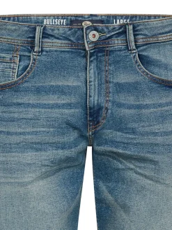 Spijkershort blauw