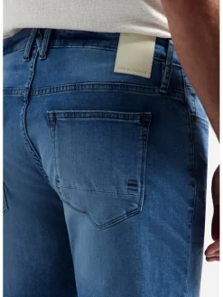Spijkershort blauw