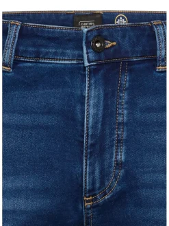 Spijkershort blauw