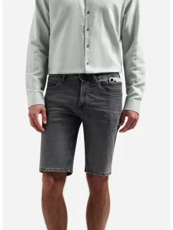 Spijkershort grijs