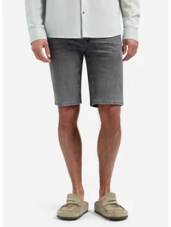 Spijkershort grijs