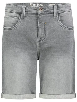Spijkershort grijs