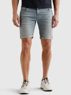 Spijkershort lichtblauw