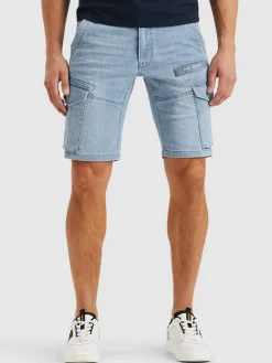Spijkershort lichtblauw
