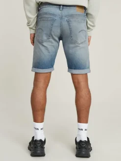 Spijkershort lichtblauw