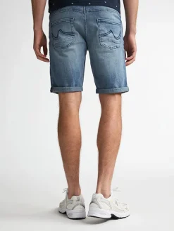 Spijkershort lichtblauw