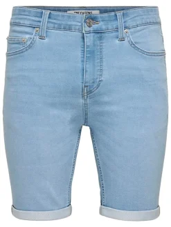 Spijkershort "Onsply" lichtblauw
