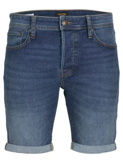 Spijkershort "Rick" blauw