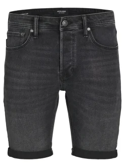 Spijkershort "Rick" zwart