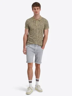 Spijkershort "Scotty" - slim fit - grijs