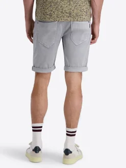 Spijkershort "Scotty" - slim fit - grijs