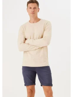 Spijkershort - slim fit - donkerblauw