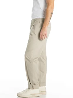Stoffen broek beige