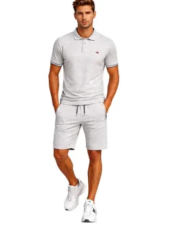 Sweatbermuda "Poliar" grijs