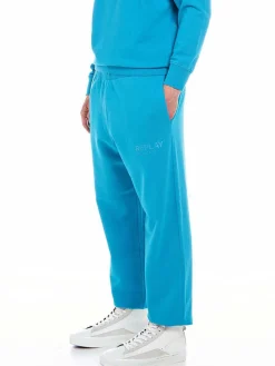 Sweatbroek turquoise