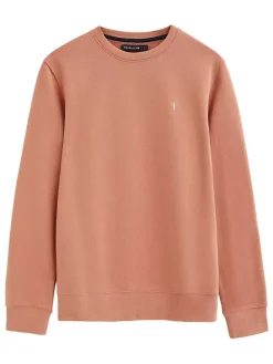 Sweatshirt abrikooskleurig