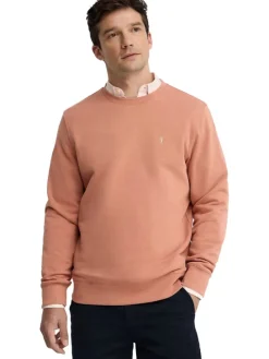 Sweatshirt abrikooskleurig