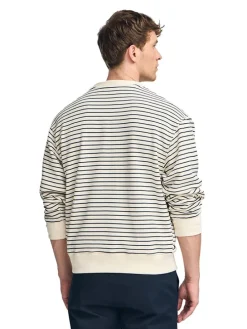 Sweatshirt crème/zwart