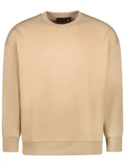 Sweatshirt "Eamon" zandkleurig