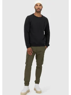 Sweatshirt "Fabio" zwart