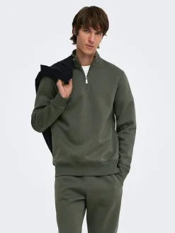 Sweatshirt kaki