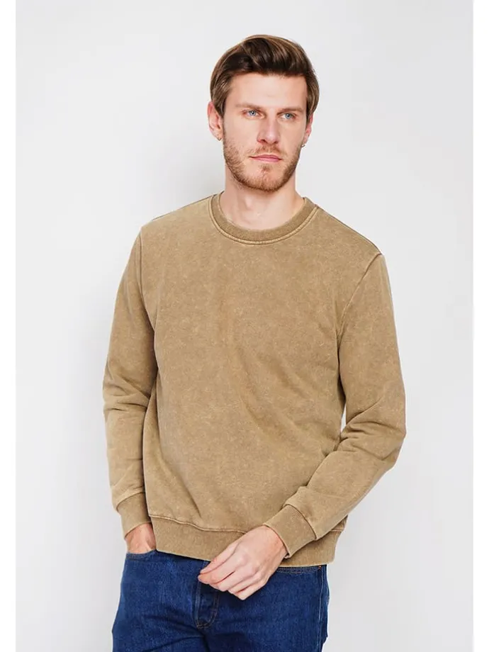 Sweatshirt lichtbruin