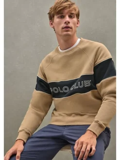 Sweatshirt lichtbruin