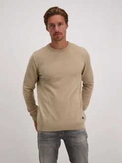 Sweatshirt "Reyo" zandkleurig