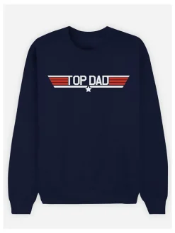 Sweatshirt "Top Dad" donkerblauw