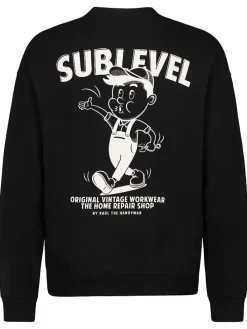 Sweatshirt zwart