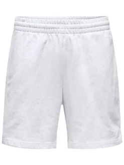 Sweatshort "Onsdavid" wit
