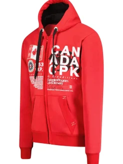 Sweatvest "Gasadeak" rood