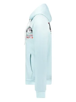 Sweatvest "Golme" lichtblauw