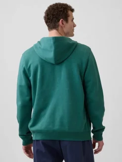 Sweatvest in Smaragdgrün