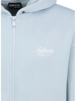 Sweatvest lichtblauw