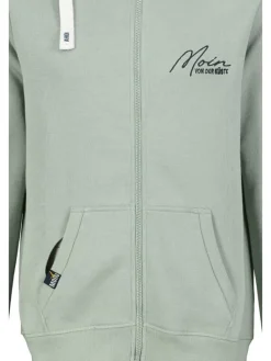 Sweatvest mintgroen
