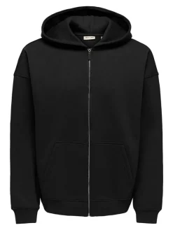 Sweatvest zwart