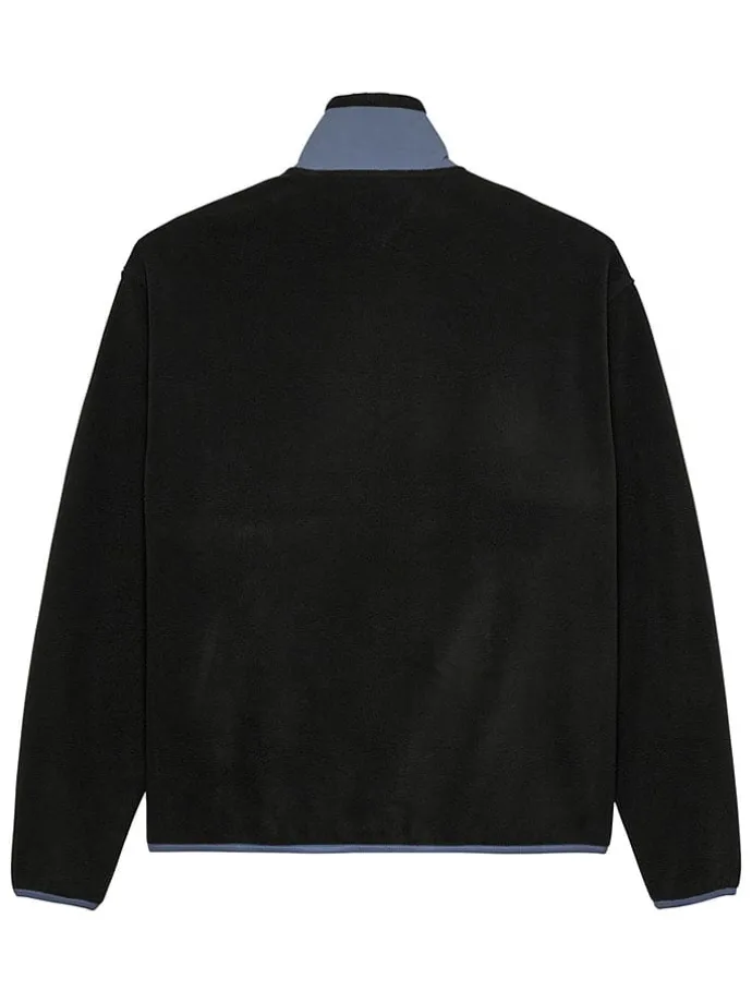 Sweatvest zwart/lichtblauw