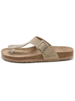Teenslippers beige