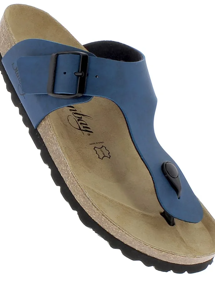 Teenslippers blauw