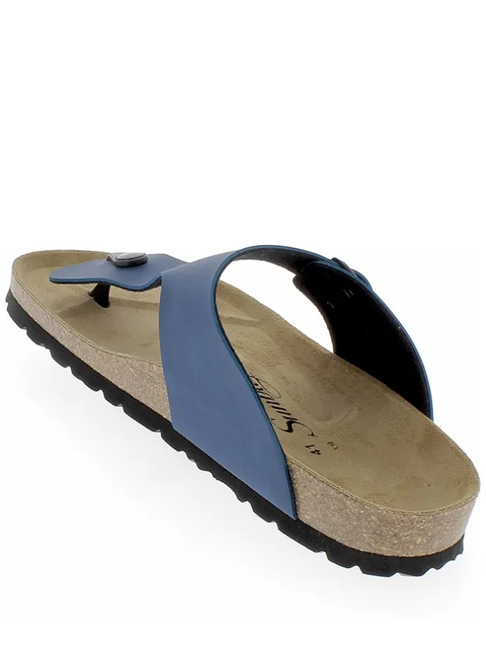 Teenslippers blauw
