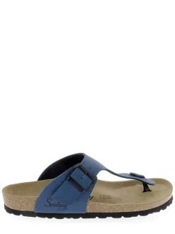 Teenslippers blauw
